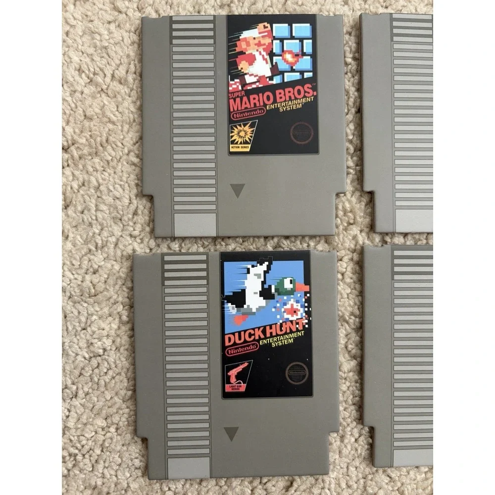 Nintendo NES Classic‎ (8) Game Cartridge Coasters Super Mario Donkey Kong Zelda